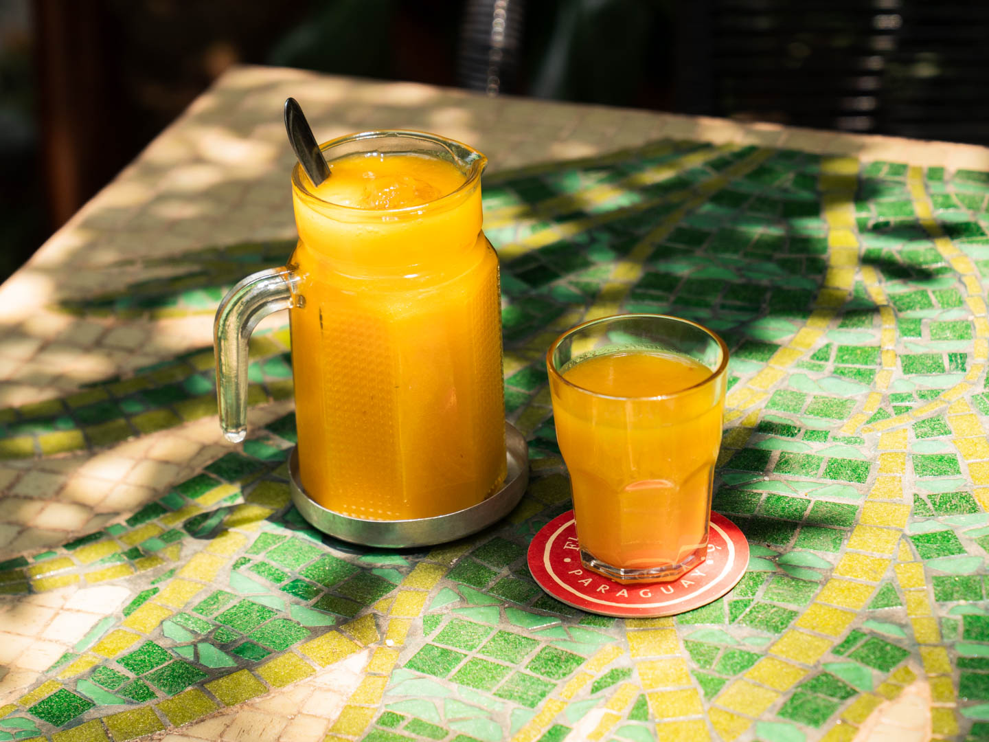 Vaso de Licuado de Durazno