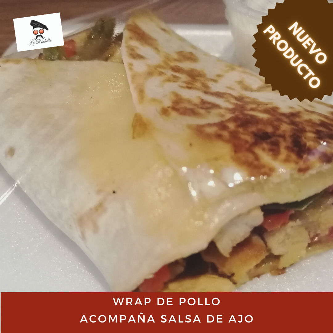 WRAP DE POLLO CON VERDURAS
