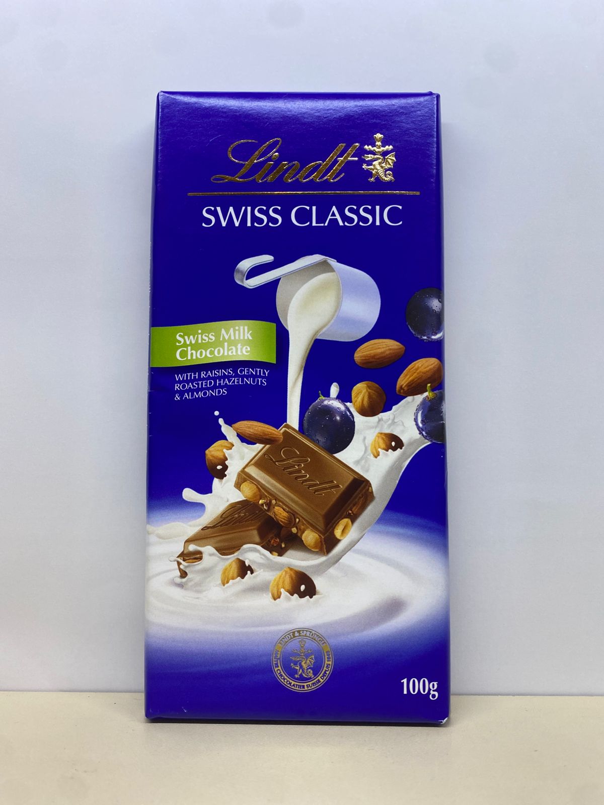 LIndt swisstabla chocolate con leche 100 gr