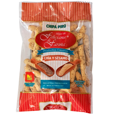 CHIPA PIRU C/ CHIA Y SESAMO 125GR