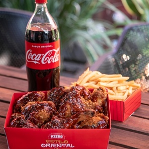 Combo Pollo Frito Oriental x 12 piezas + Acompañamiento + 1 Gaseosa 1.5 lts