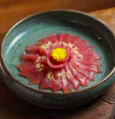 CARPACCIO DE ATÚN TRUFADO