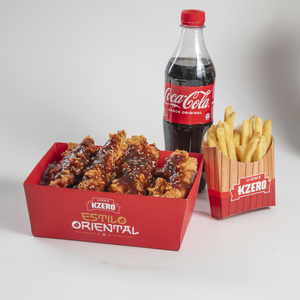 Combo Strips Oriental x 4 piezas + Acompañamiento + 1 Gaseosa 500cc