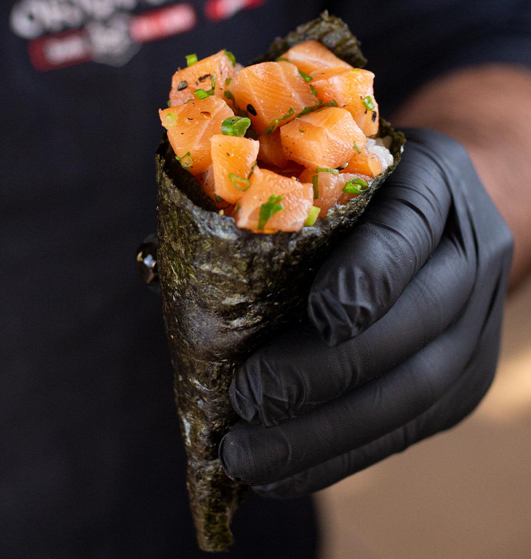 Temaki de Salmon 