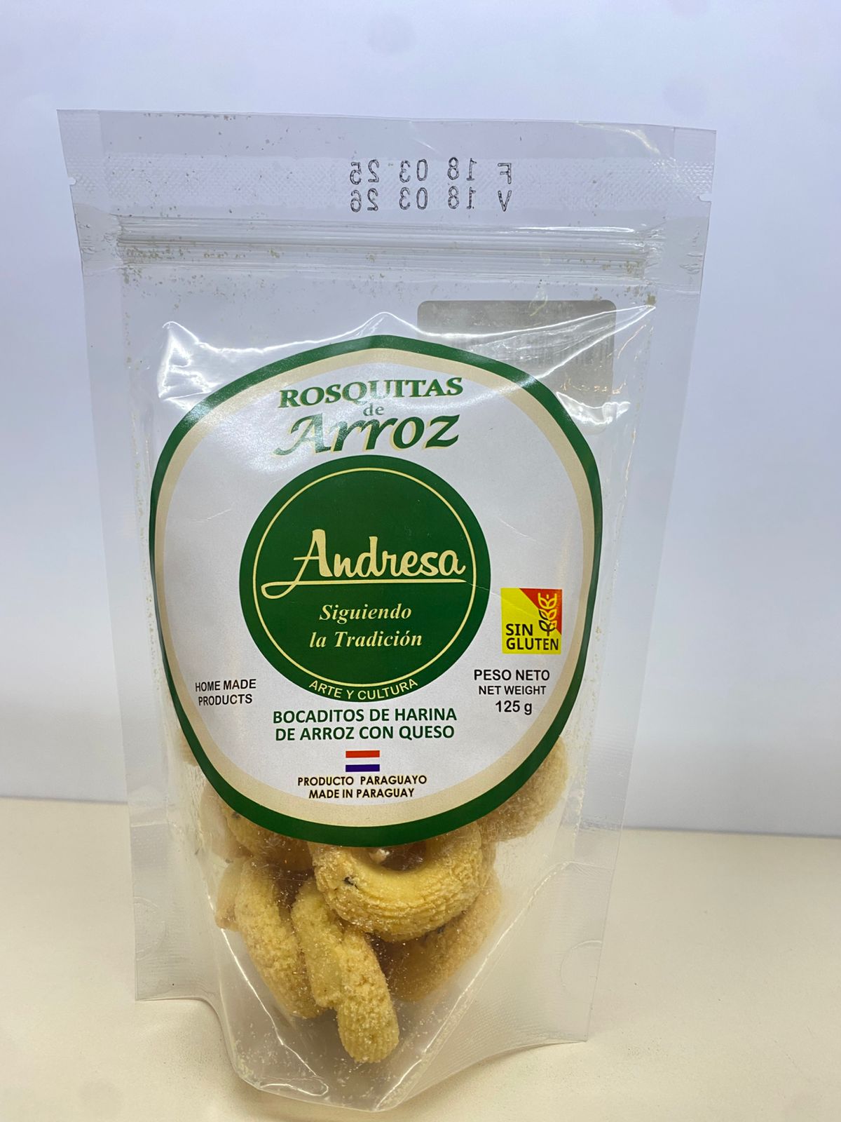 Andresa rosquita de arroz 125 gr 