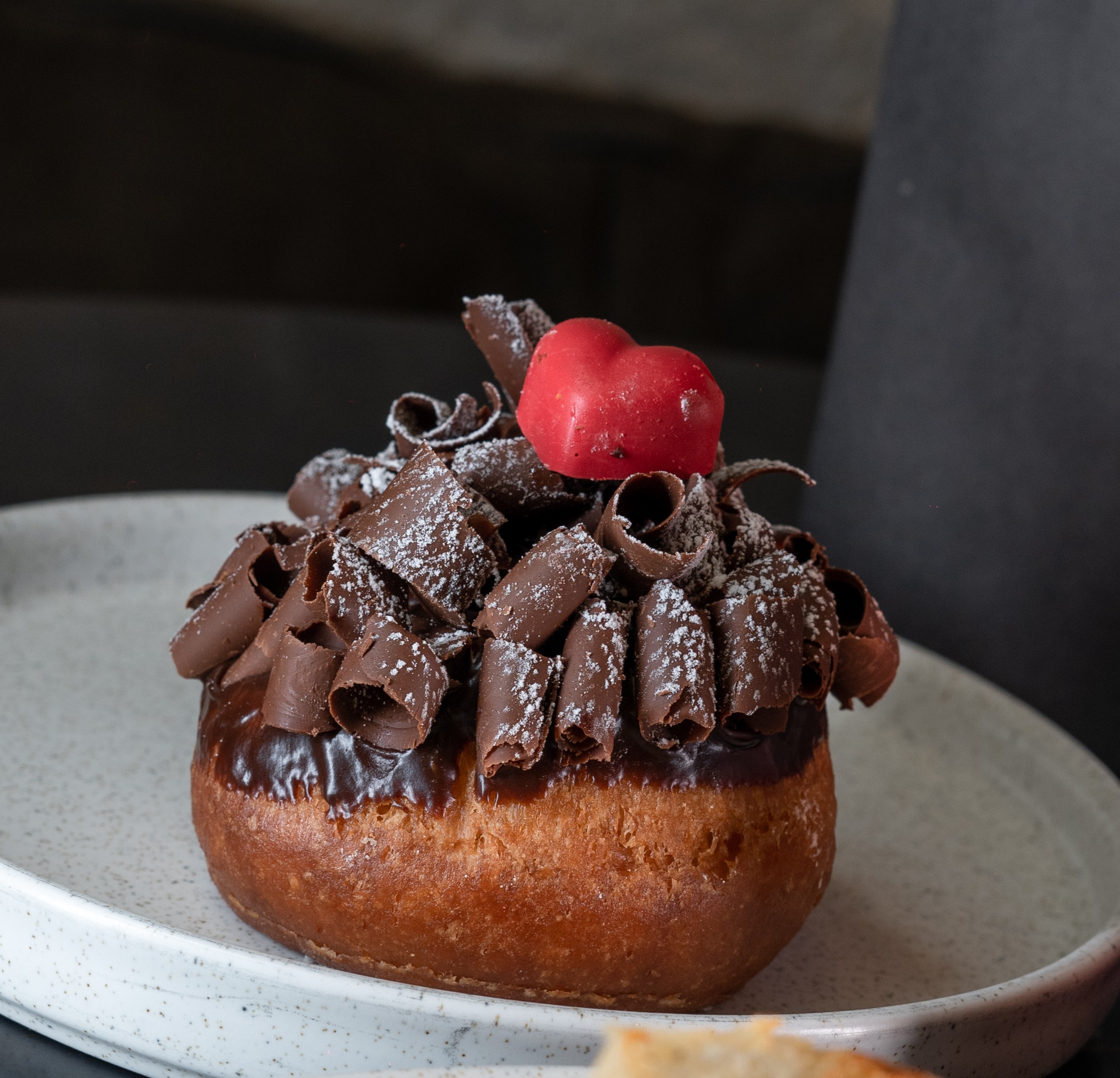 DONUT SAN VALENTIN DE TRUFA DE CHOCOLATE