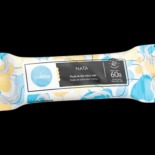 Picolé Gelaboca sabor Nata