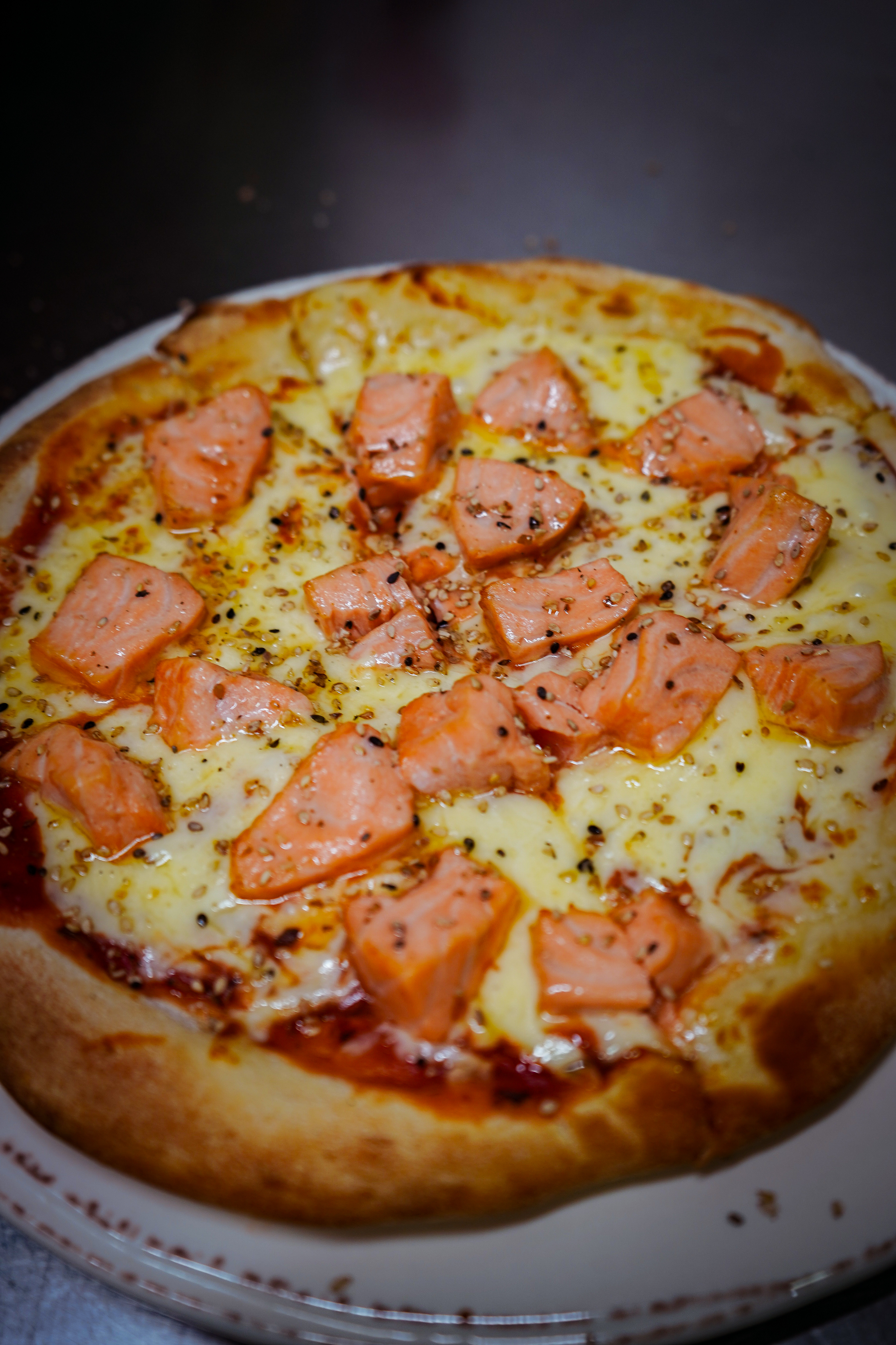 PIZZA DE SALMON 