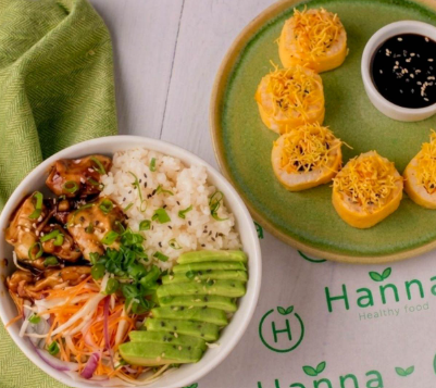 Teriyaki poke + Sushi Capresse