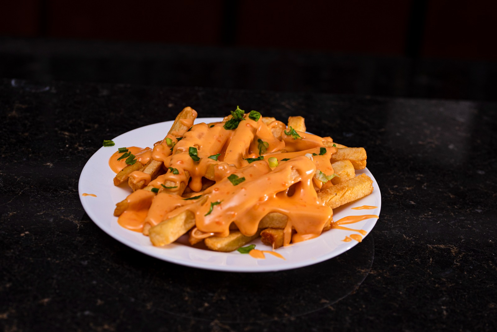 Papas Fritas con Cheddar