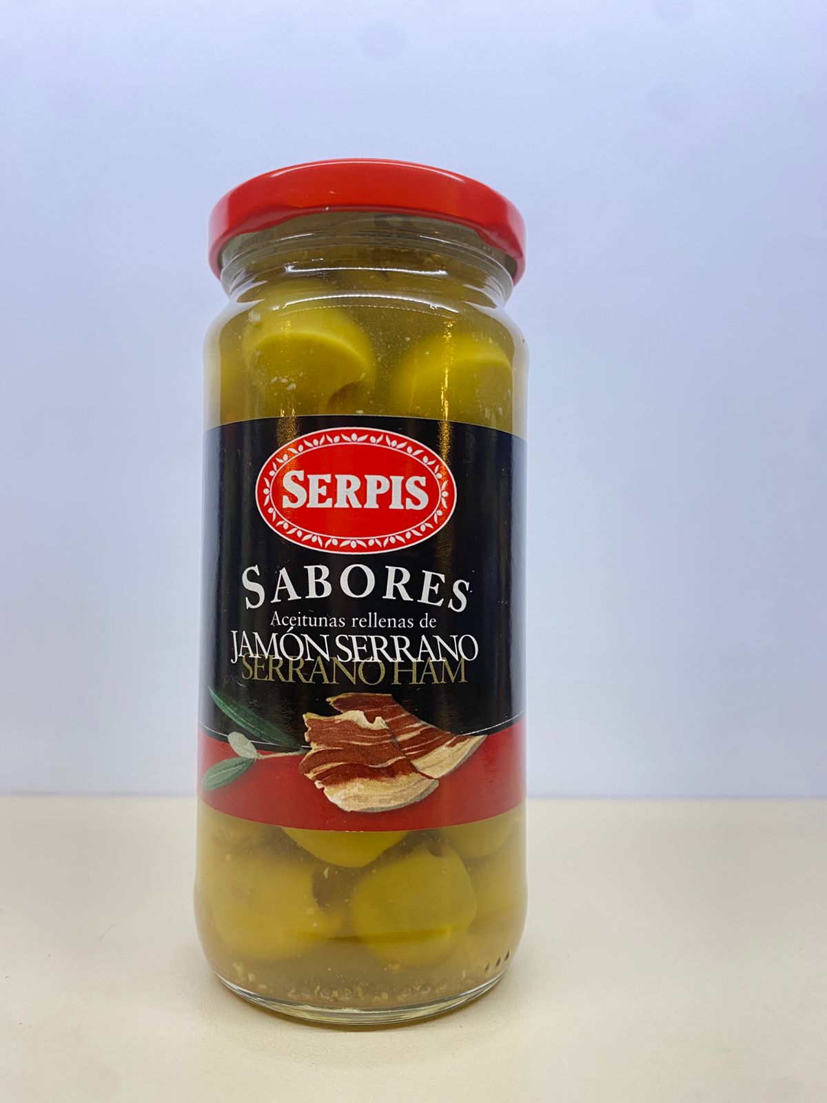 Serpis aceitunas jamon serrano