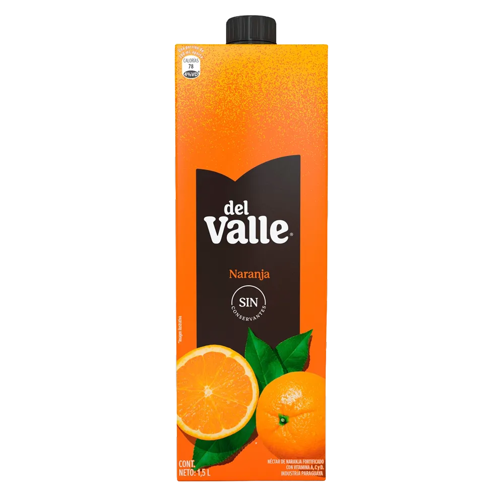 DEL VALLE 1.5L (durazno, naranja)