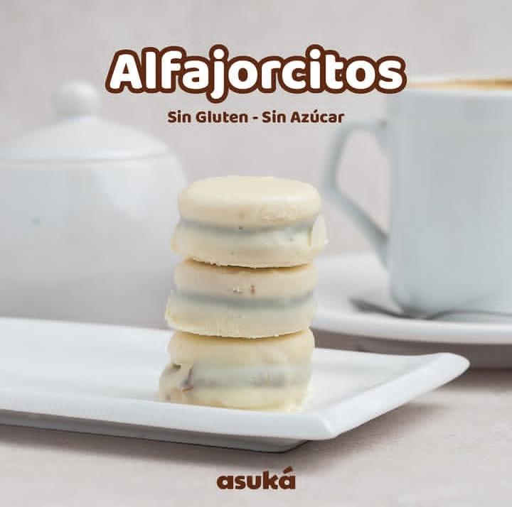 ALFAJORES BAÑADOS x 3 UNID. DE VAINILLA SIN AZÚCAR
