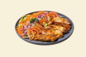 GRILLÉ DE POLLO CON ENSALADA