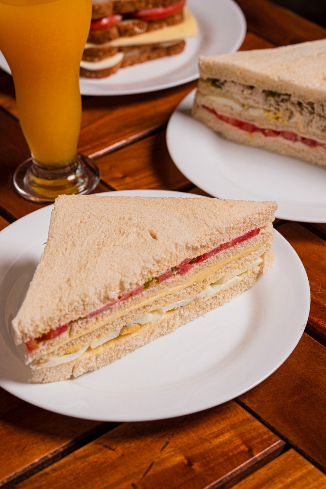 Sandwich de Queso, Tomate y Huevo