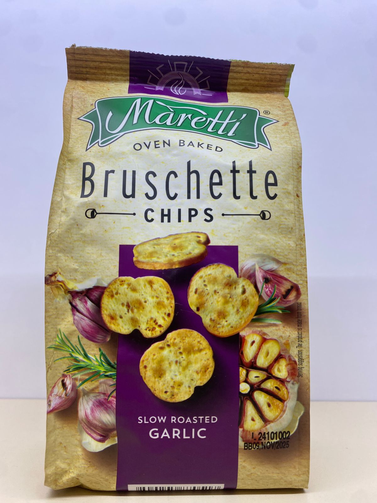 Bruschette Maretti ajos asados 