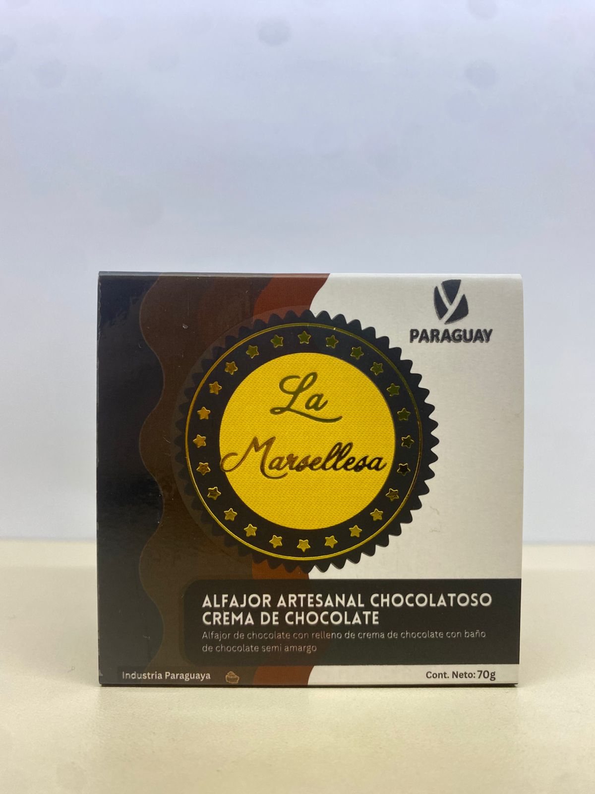 La marsellesa alfajor chocolatoso crema de chocolate