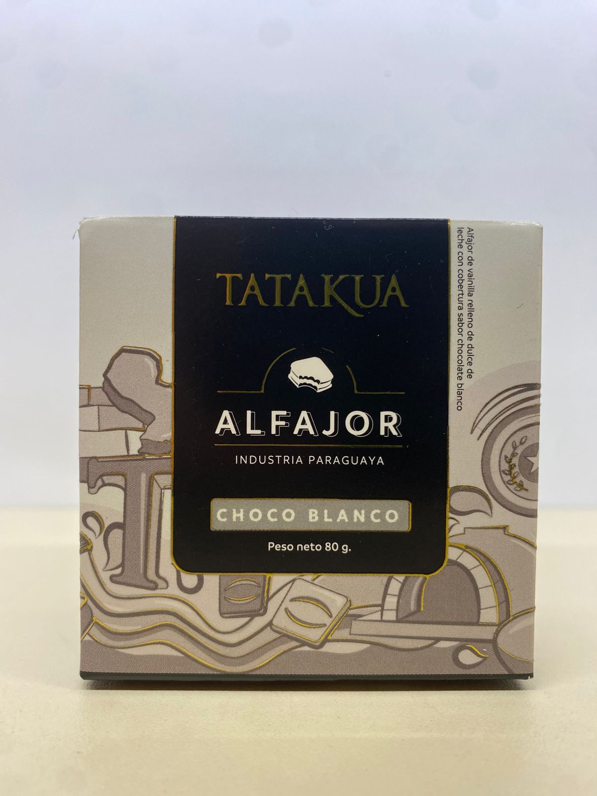 Tatakua mega alfajor choco blanco