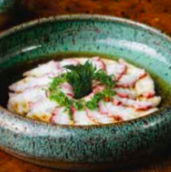 CARPACCIO DE PULPO CON PONZU