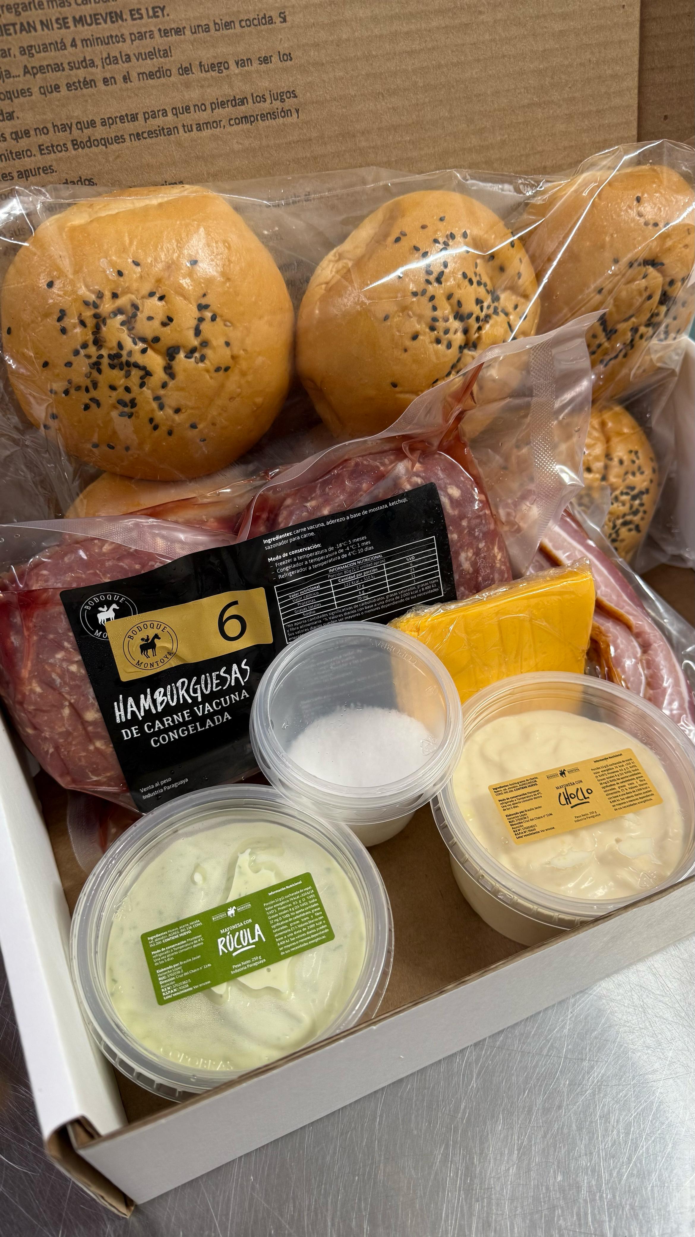 Caja 6 Unidades + Salsa a elección 