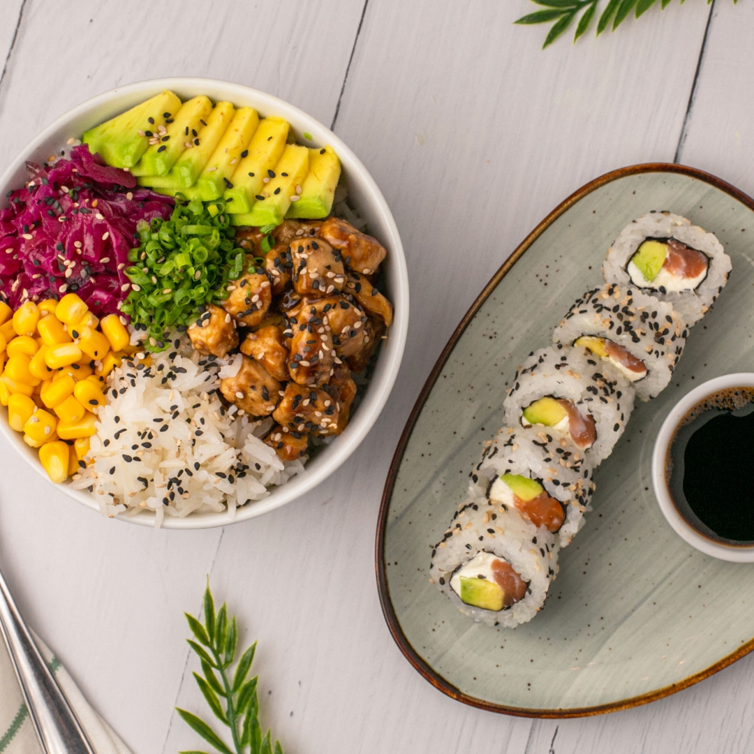 Teriyaki poke plus + ny phila