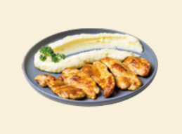 GRILLÉ DE POLLO CON PURÉ