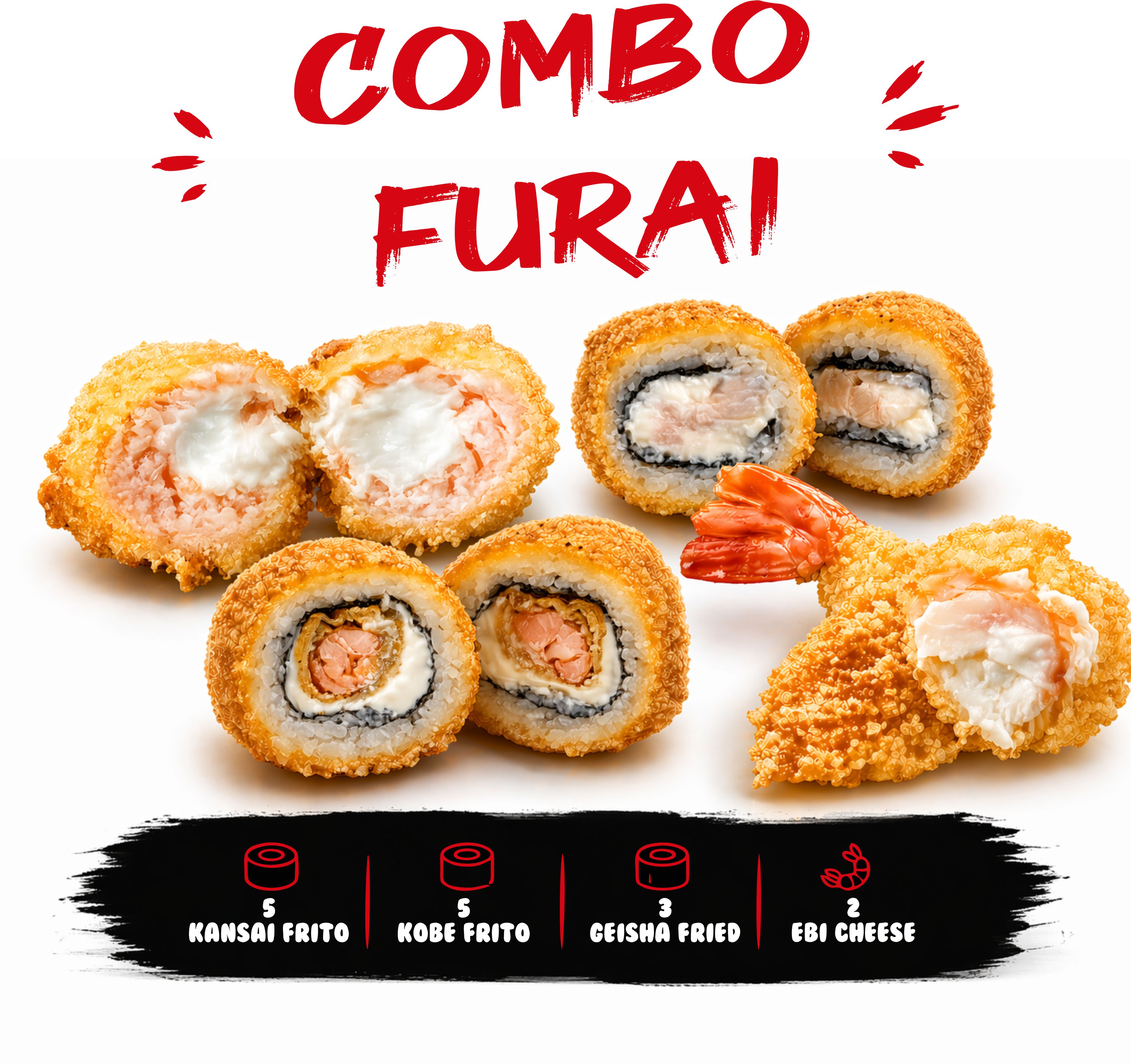 Combo Furai 15 piezas fritas