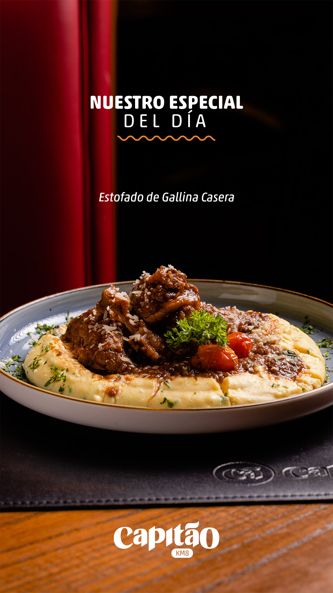 Estofado de Gallina Casera (Martes)