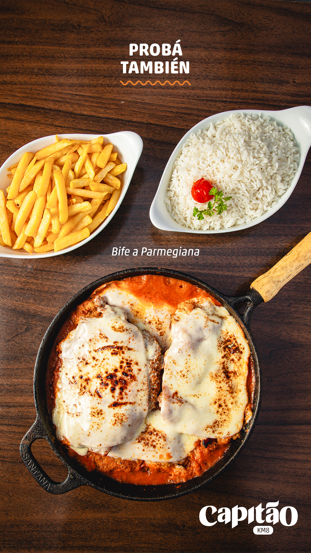 Bife a Parmegiana