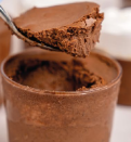 Shot de Mousse de Chocolate. 