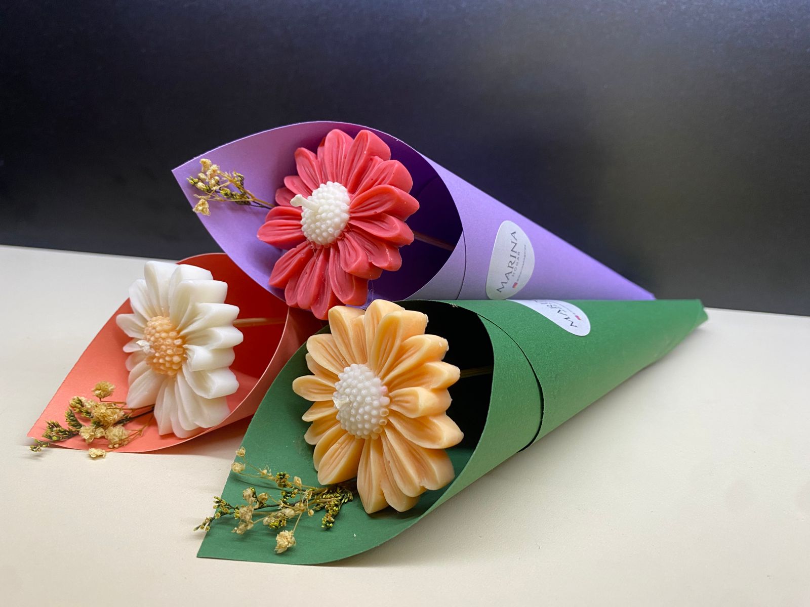 Vela Marina en forma de flor 