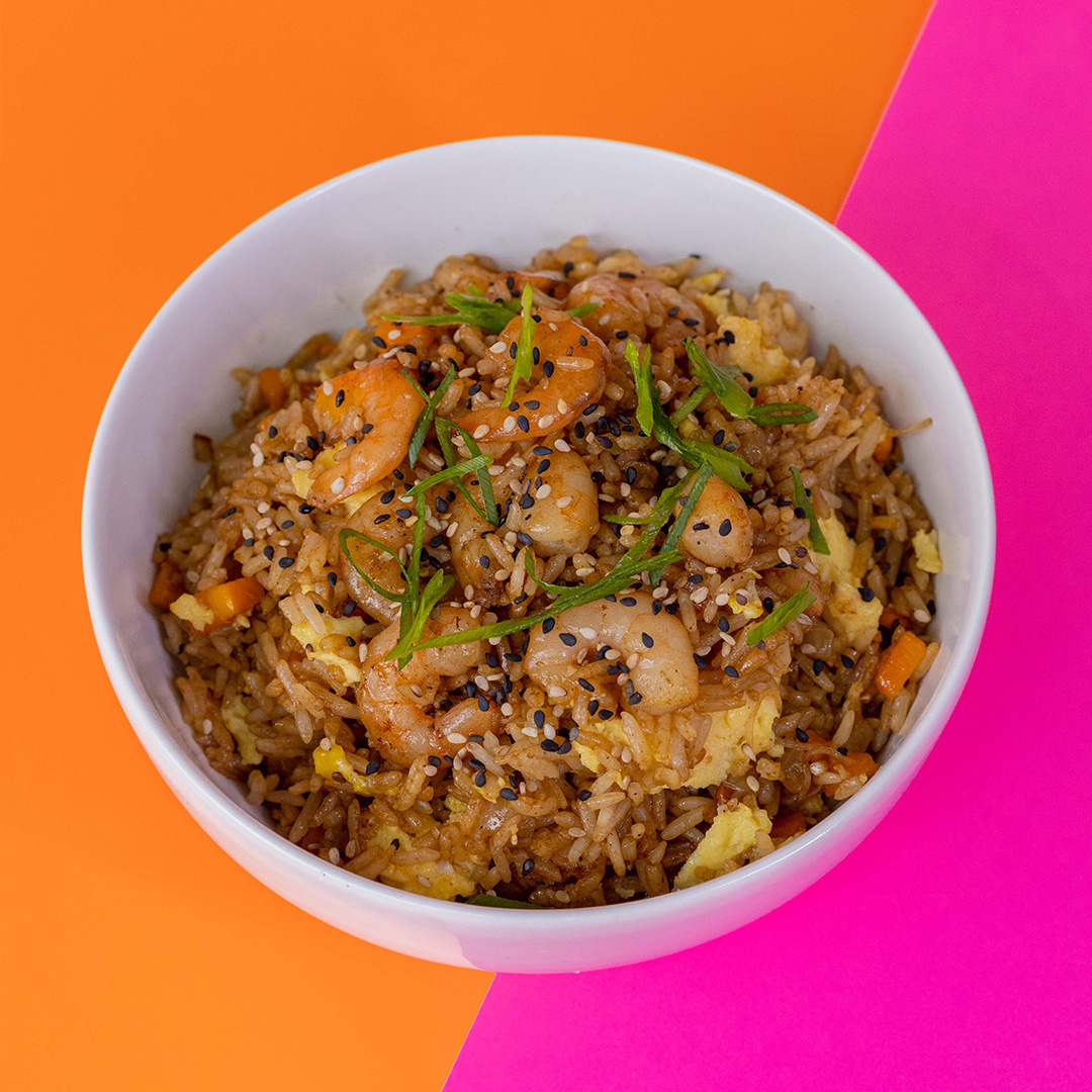 Arroz Frito con Camarones