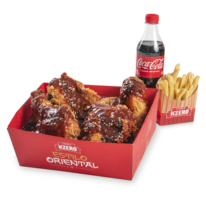 Combo Pollo Frito Oriental x 4 piezas + Acompañamiento + 1 Gaseosa 500cc