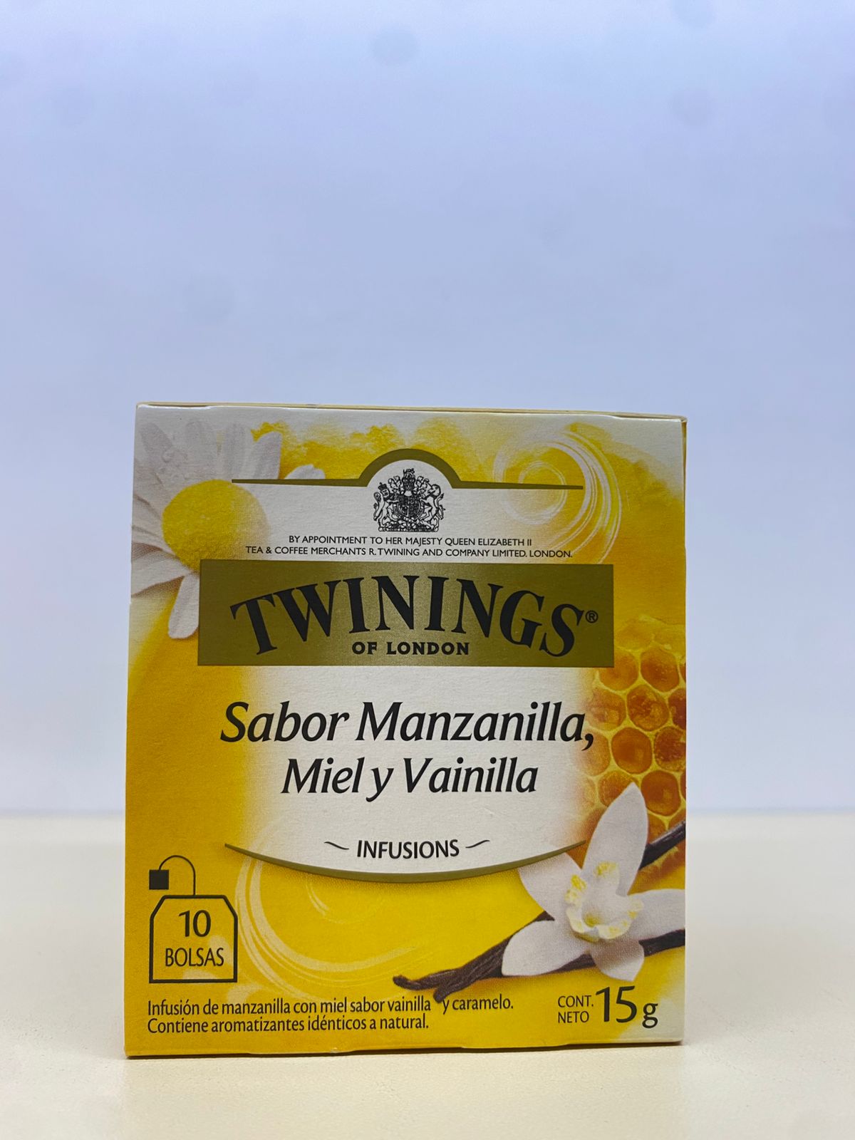 Twinings te manzanilla, miel, vainilla 
