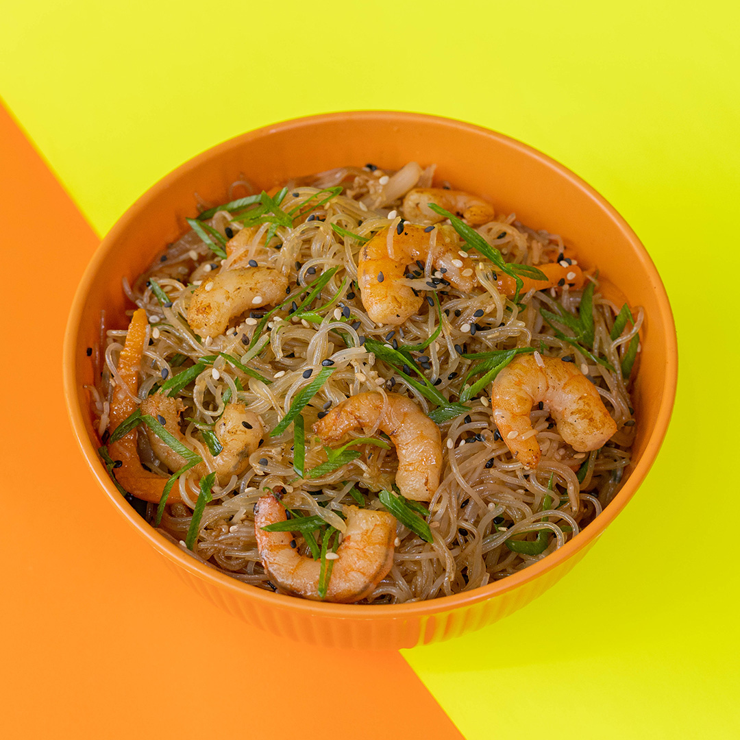 Fideo con Camarones
