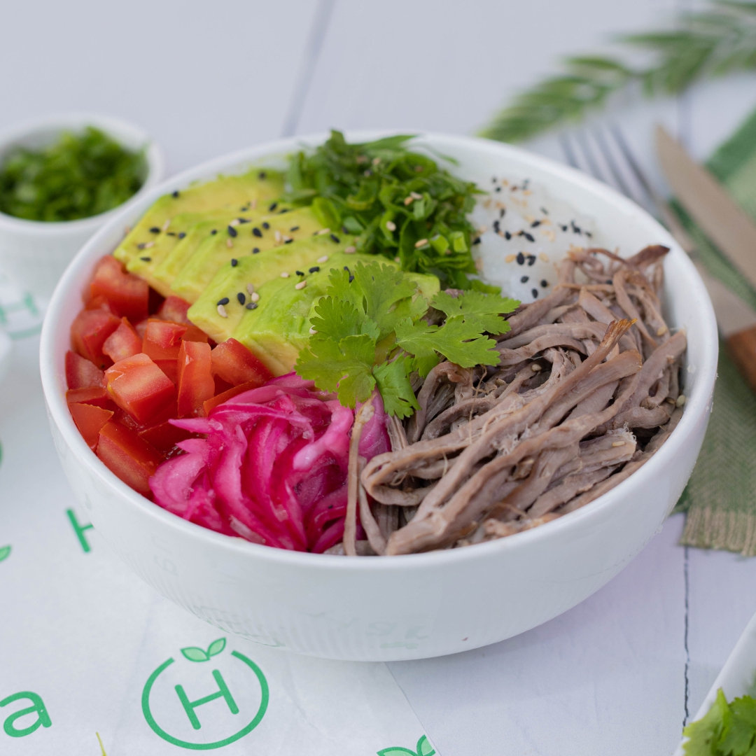 Poke Desmechado + Limonada