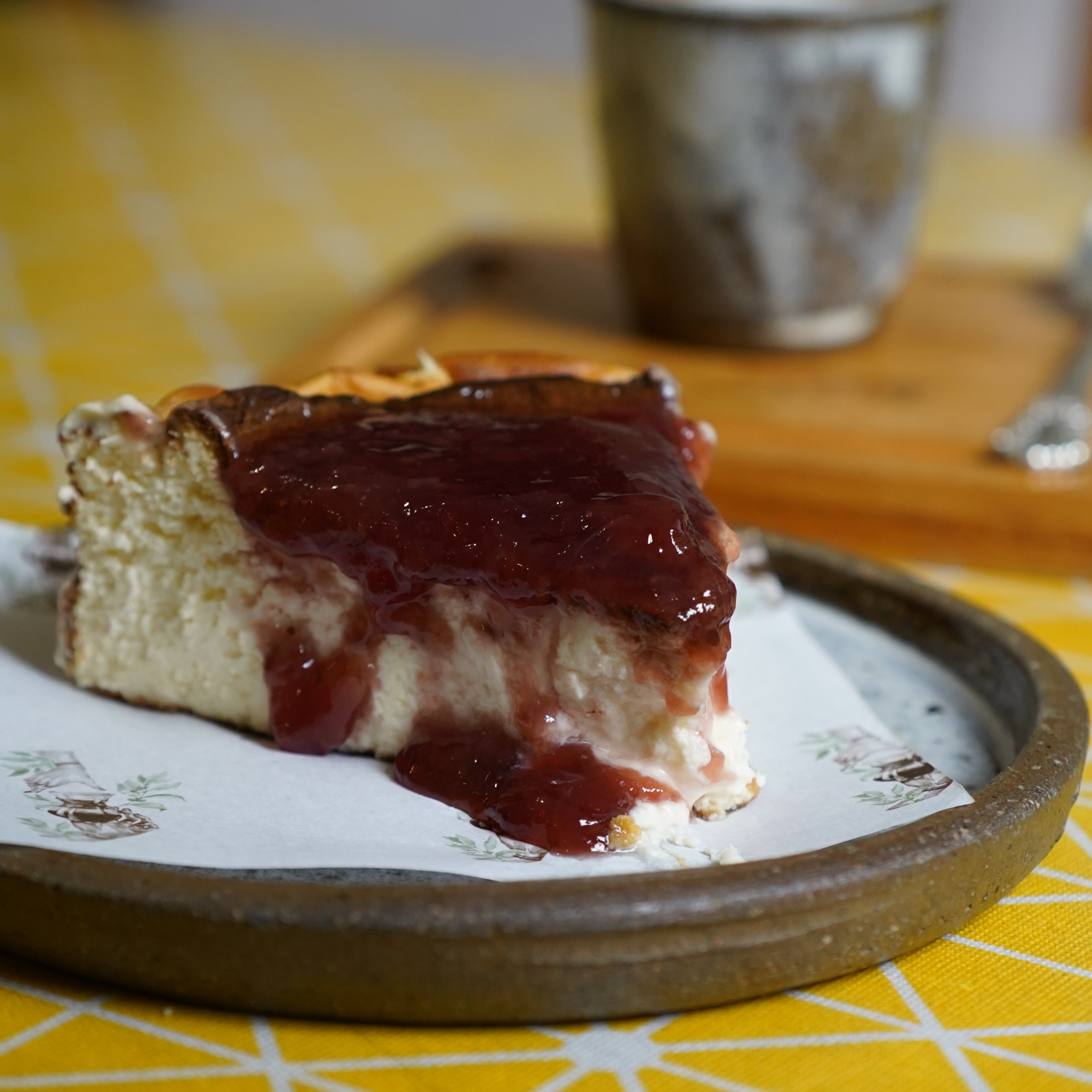 Cheescake de frutos rojos