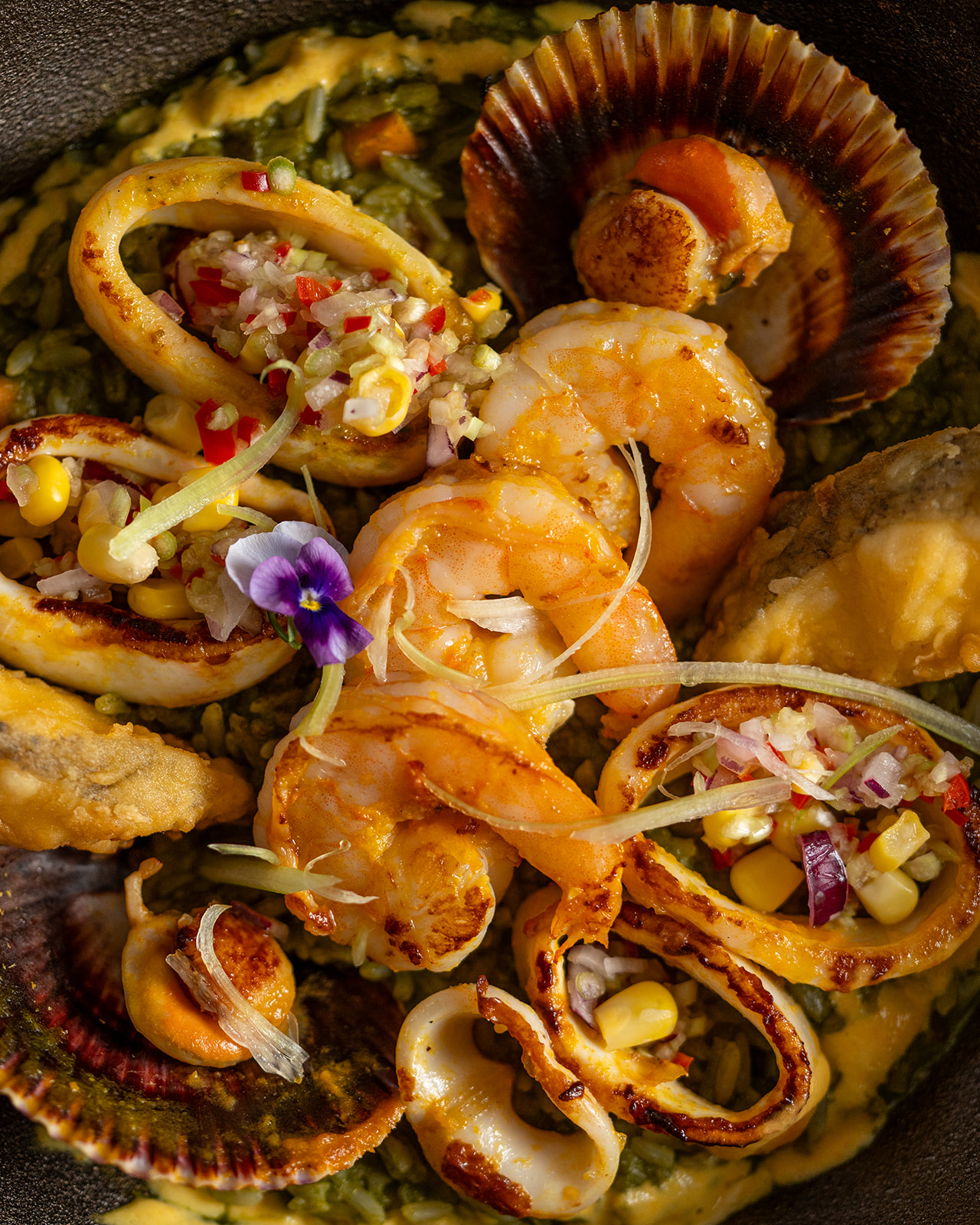 Arroz Norteño con Mariscos