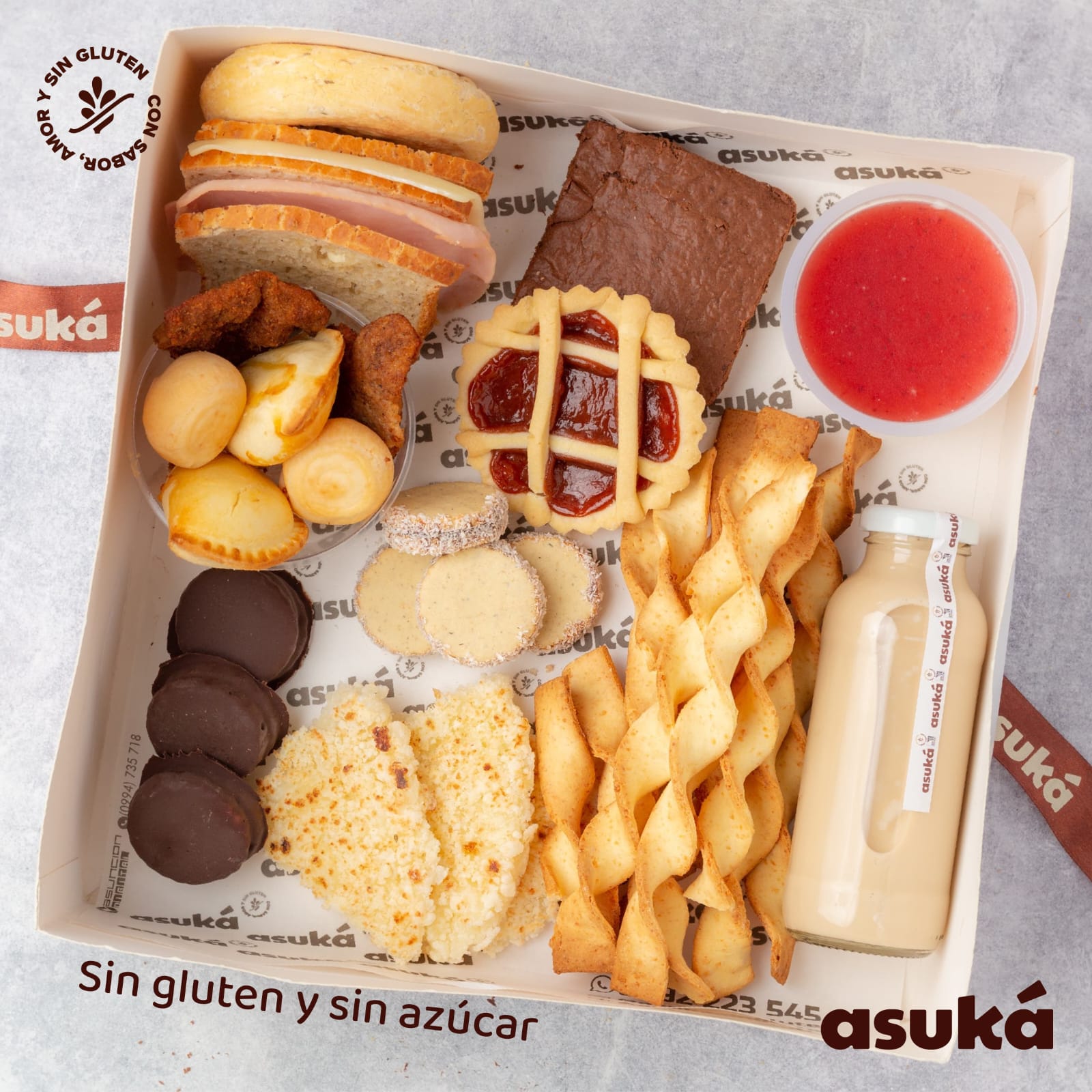 Caja de desayuno Sin Gluten y Sin Azúcar
