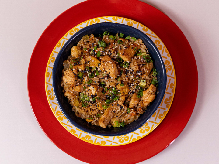 ARROZ FRITO CON POLLO