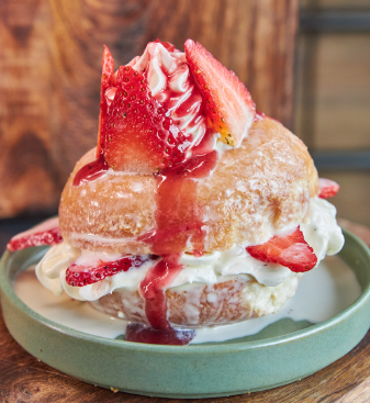 FRESAS CON CREMA 