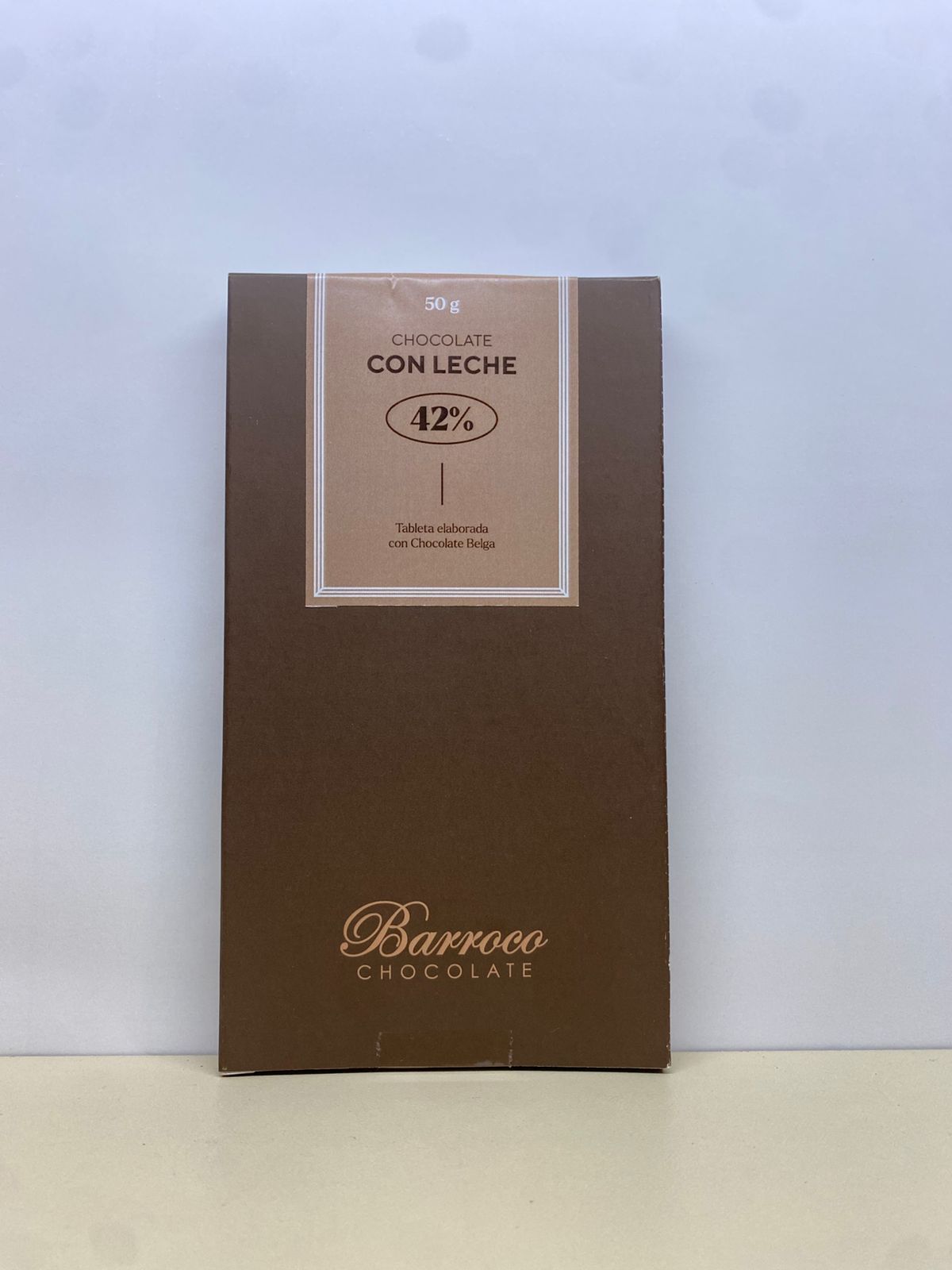 Barroco tableta de chocolate con leche 50 gr