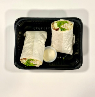  Wrap Cesar de pollo y papas rusticas (400grs aprox)