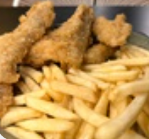 ROMANITA DE PESCADO BLANCO CON PAPAS FRITAS