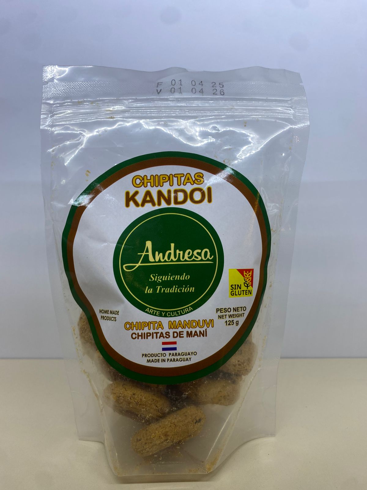 Andresa chipitas kandoi 125 gr 
