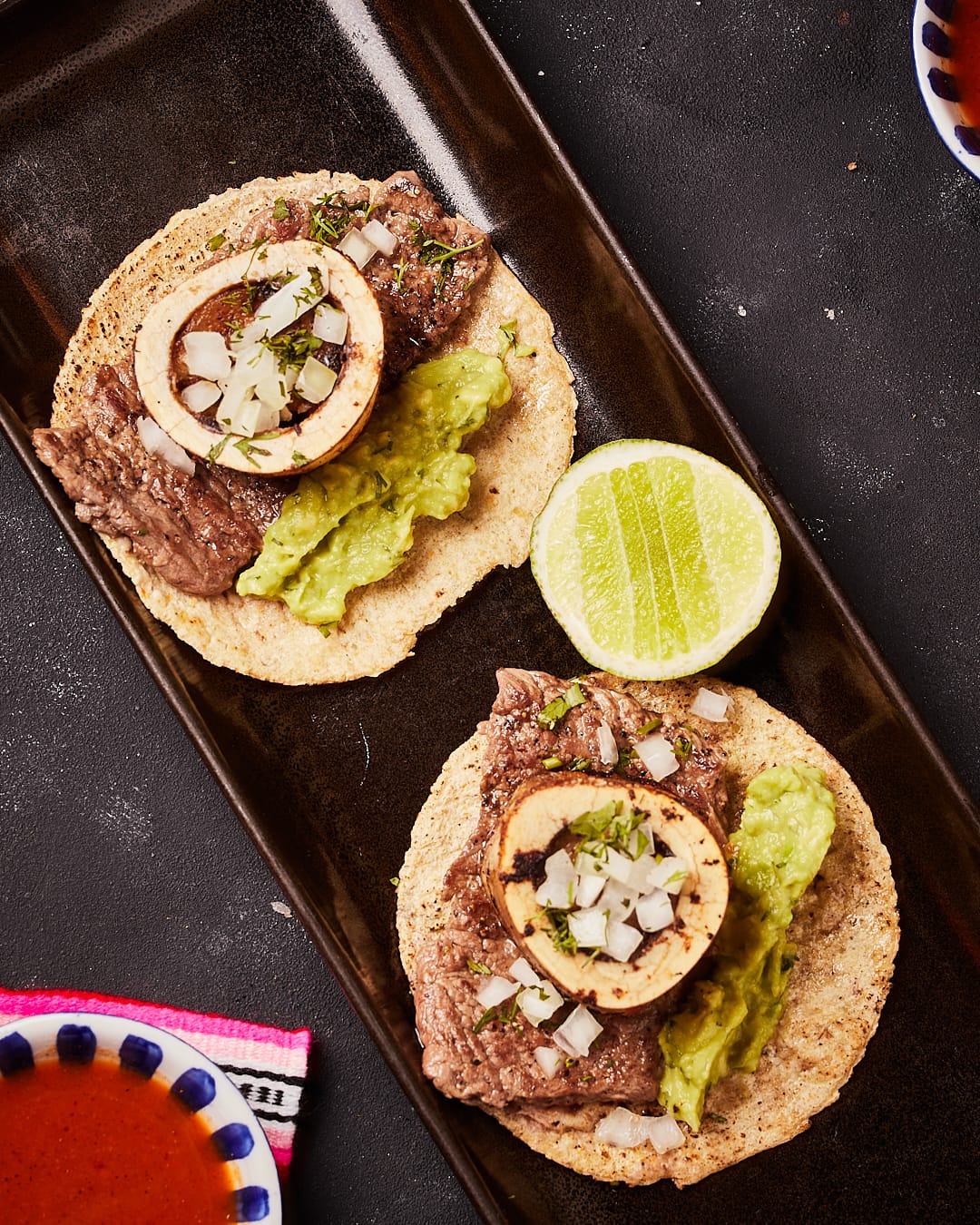 TACOS DE RES Y TUÉTANO