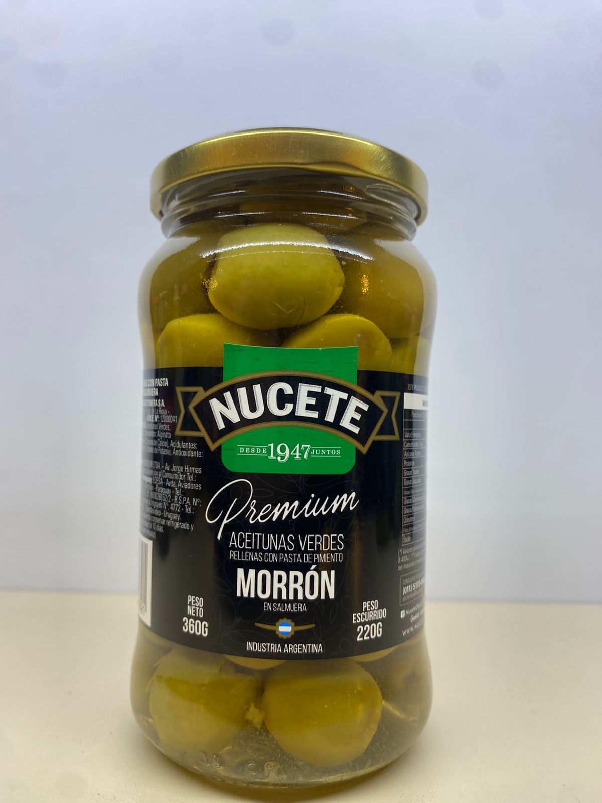 Nucete aceitunas rellenas