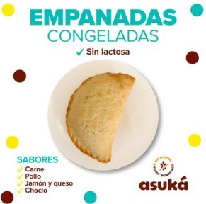 EMPANADAS DE POLLO SIN LACTOSA X2 congeladas