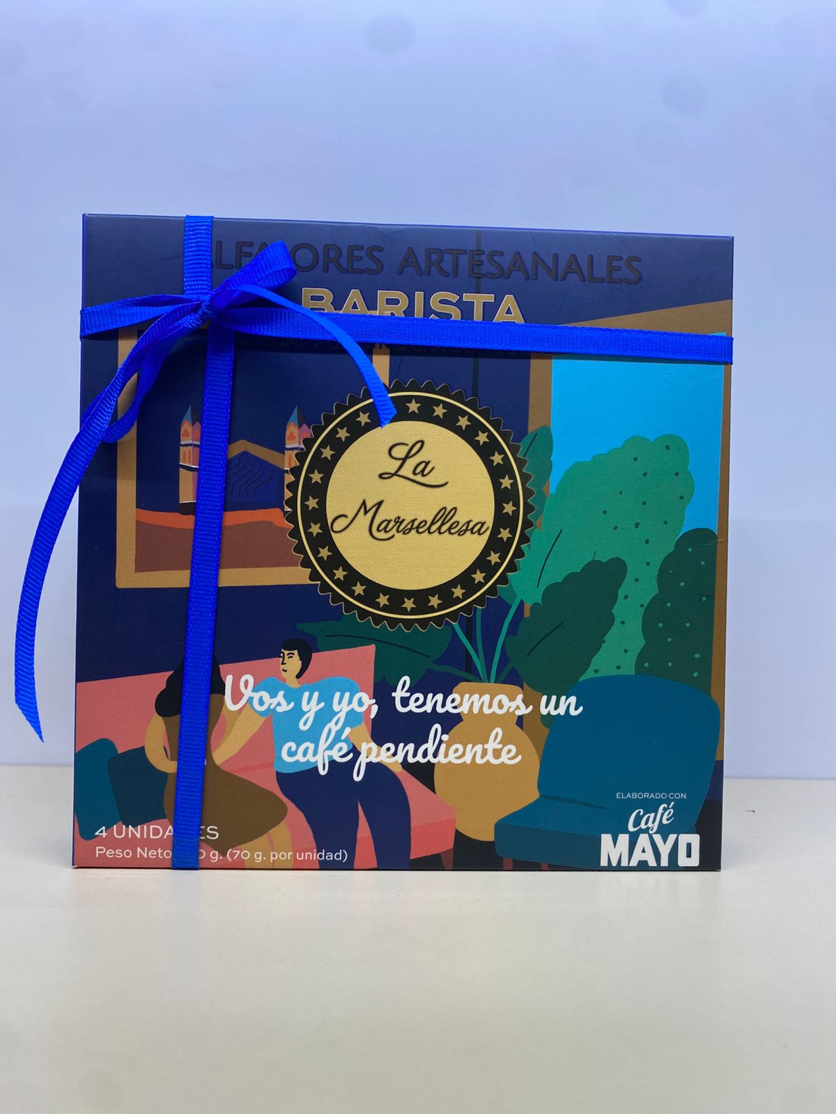 La marsellesa caja de alfajor barista 280 gr 