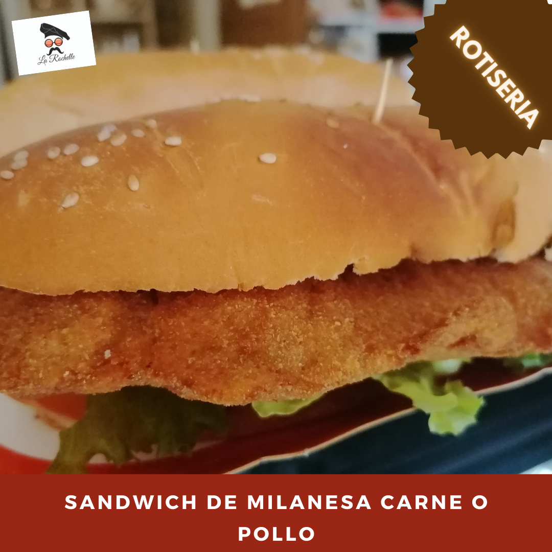 SANDWICH DE MILANESA DE POLLO